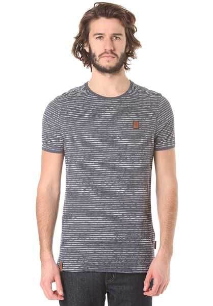 Naketano Hosenpuper Vi - Blu Uomo Estate T-Shirts (C2454)